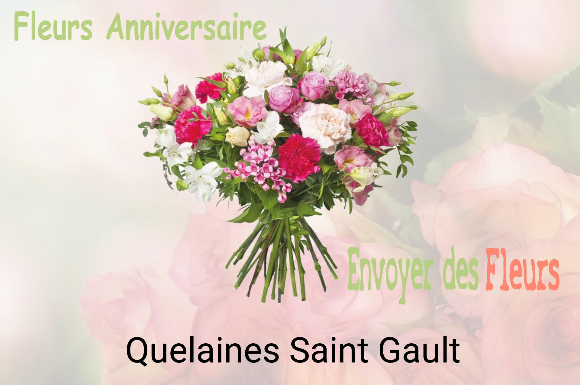 Bouquet de fleurs d’anniversaire livré à Quelaines-Saint-Gault