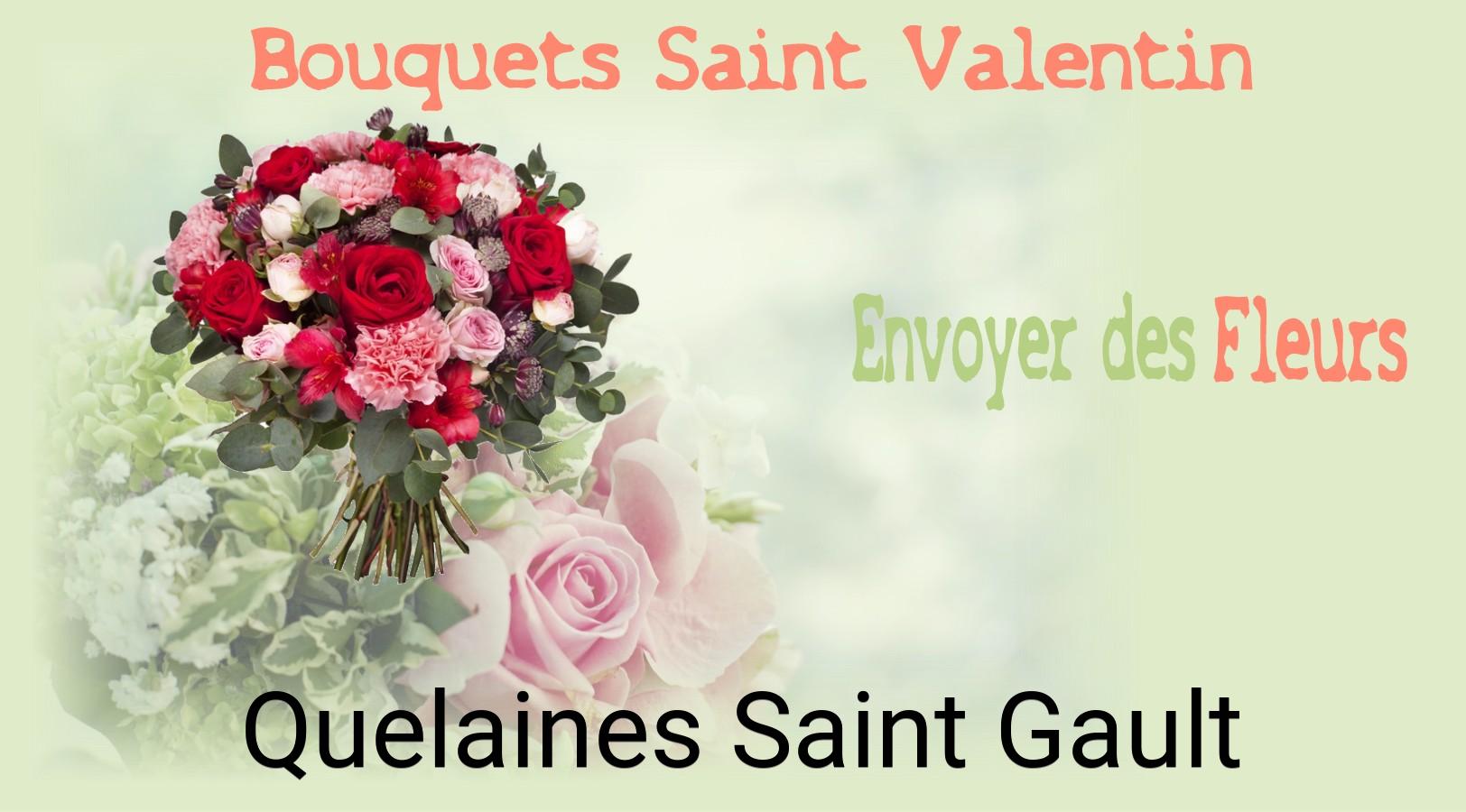 Roses de Saint-Valentin livrées à Quelaines-Saint-Gault